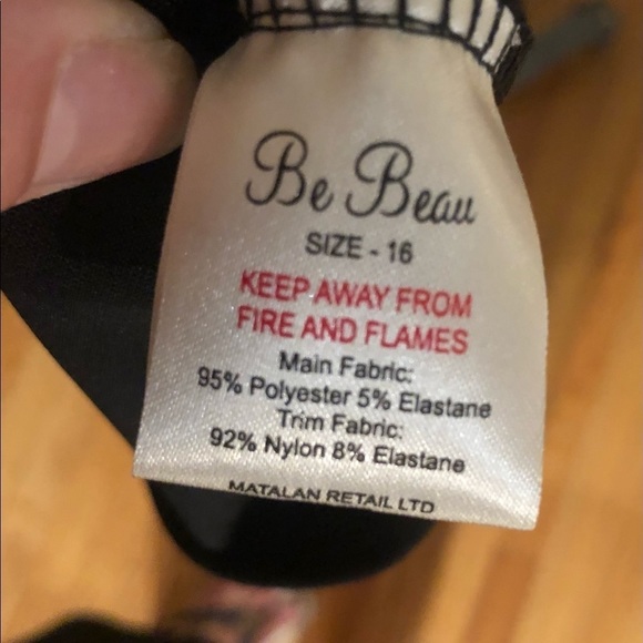 BE BOP size 16 black studded midi dress sleeveless sheer top zip back NWT - Picture 9 of 12